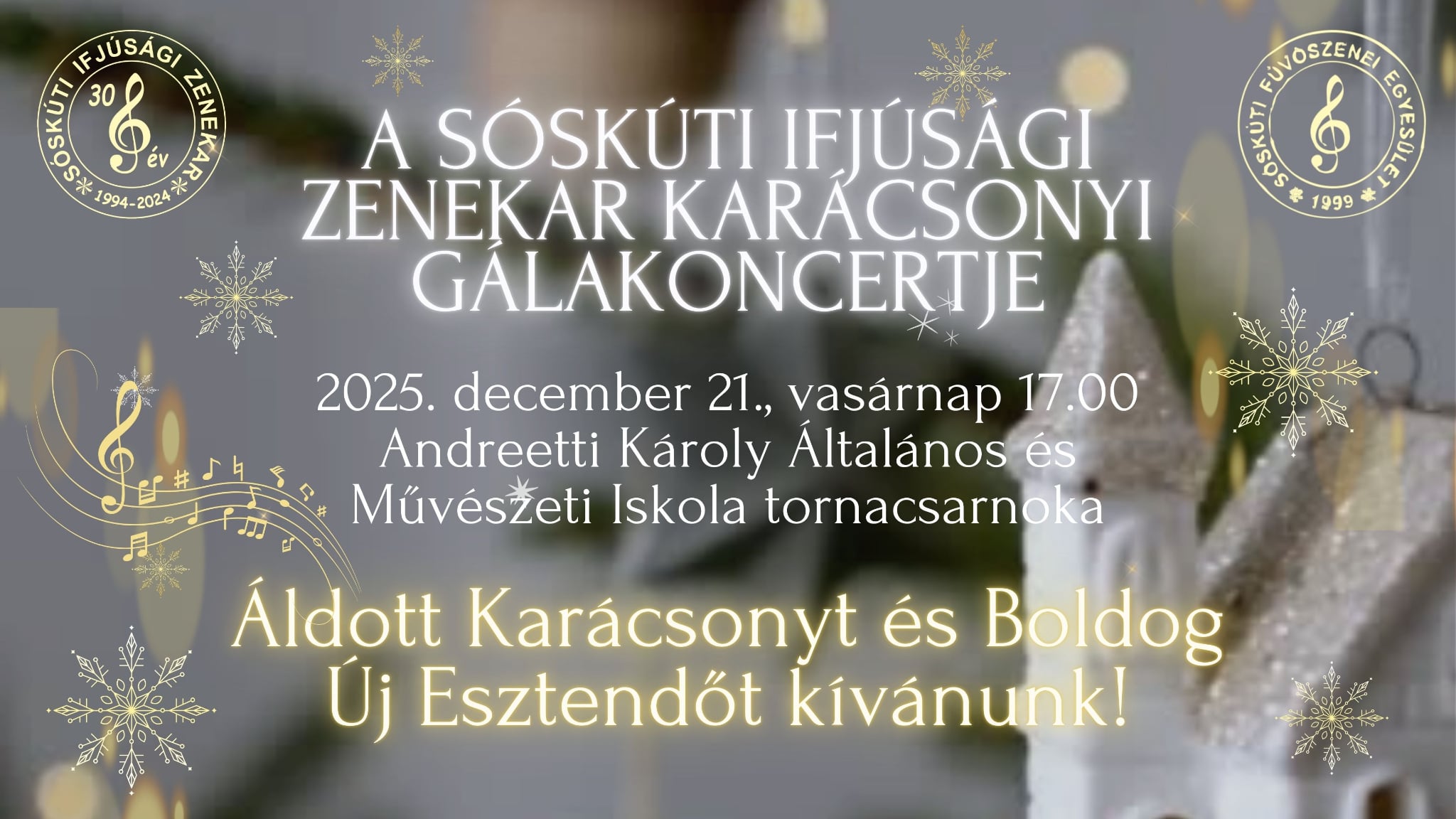 A Sóskúti Ifjúsági Zenekar Karácsonyi Gálakoncertje